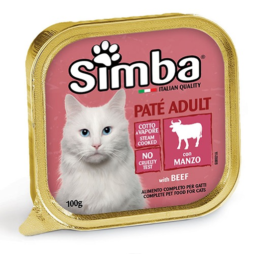 SIMBA ΓΑΤΟΤΡΟΦΗ PATE 100gr. - (ΜΟΣΧΑΡΙ)