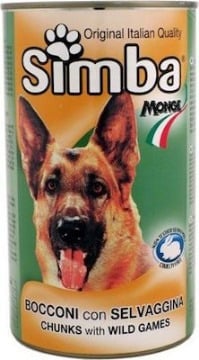 SIMBA ΣΚΥΛΟΤΡΟΦΗ ΚΟΝΣΕΡΒΑ  400gr. - (ΚΟΥΝΕΛΙ/WILDGAMES)