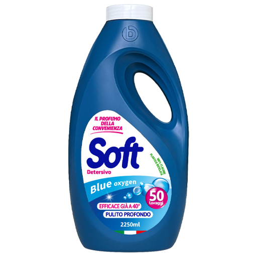 SOFT ΥΓΡΟ ΠΛΥΝΤΗΡΙΟΥ 50μεζ. - (2,25lit) (BLUE OXYGEN)