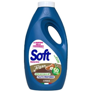 SOFT ΥΓΡΟ ΠΛΥΝΤΗΡΙΟΥ 50μεζ. - (2,25lit) (OLIO DI ARGAN)