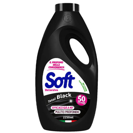 SOFT ΥΓΡΟ ΠΛΥΝΤΗΡΙΟΥ 50μεζ. - (2,25lit) (TOTAL BLACK)