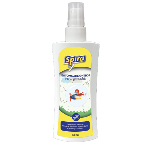 SPIRA ΑΠΩΘΗΤΙΚΟ ΕΝΤΟΜΩΝ 100ml. - (ΓΙΑ ΠΑΙΔΙΑ)