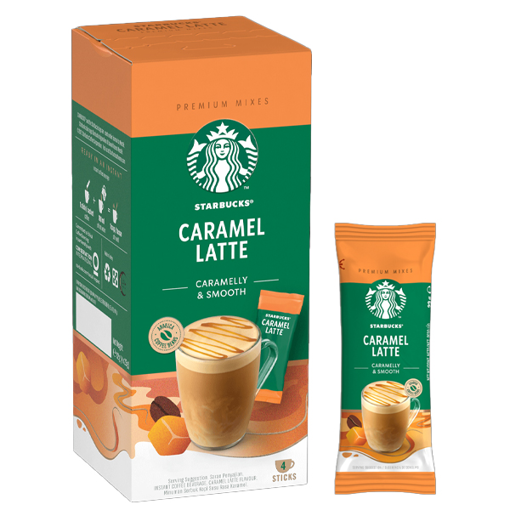 STARBUCKS CARAMEL DOLCE LATTE - (5x23,5gr)