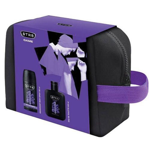 STR8 EDT 100ml (+DEO SPRAY 150ml) (+BEAUTY BAG) - (GAME)