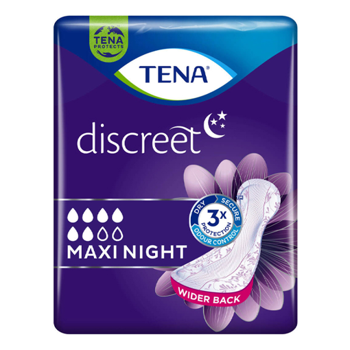 TENA DISCREET MAXI NIGHT (12τεμ.)