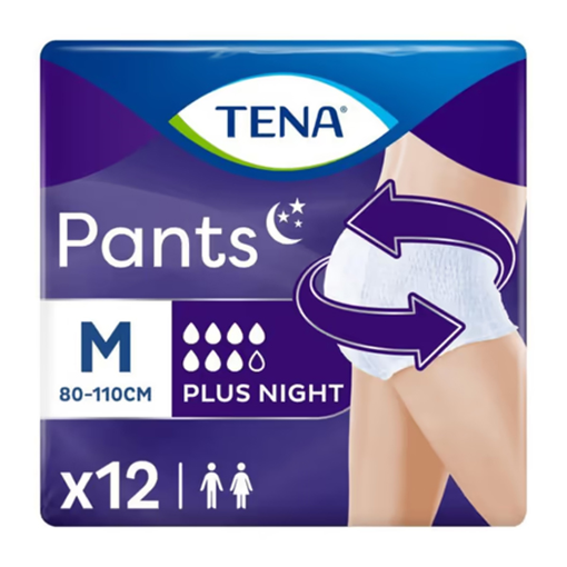 TENA PANTS PLUS NIGHT MEDIUM (12τεμ)