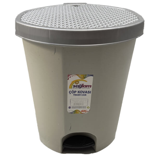 TNS ΚΑΔΟΣ ΜΕ ΠΕΝΤΑΛ ΠΛΑΣΤΙΚΟΣ 18lit - (ΓΚΡΙ) (275-18L-3-BCOL)