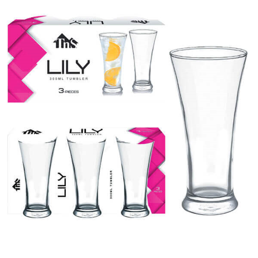 TNS ΠΟΤΗΡΙ ΓΥΑΛΙΝΟ ΝΕΡΟΥ 30cl (3τεμ.) - (LILLY)