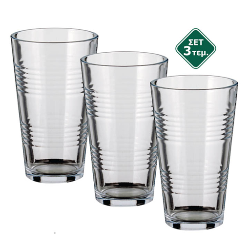 TNS ΠΟΤΗΡΙ ΓΥΑΛΙΝΟ ΝΕΡΟΥ 464ml (3τεμ.) - (03-950-4114)