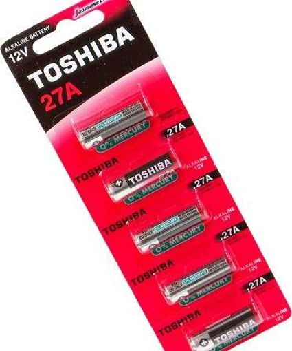 TOSHIBA ΜΠΑΤΑΡΙΑ 27Α (5τεμ.) - (ΜΕ ΦΟΡΟ 0,02€)