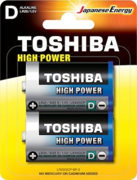 TOSHIBA ΑΛΚΑΛΙΚΗ ΜΕΓΑΛΗ D (2τεμ.) - (ΜΕ ΦΟΡΟ 0,08€)