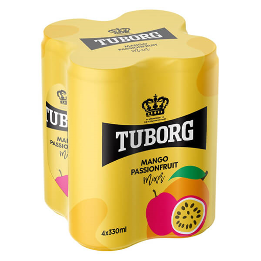 TUBORG SODA ΚΟΥΤΙ (4x330ml) - (ΜΑΝΓΚΟ & ΦΡΟΥΤΑ ΤΟΥ ΠΑΘΟΥΣ)