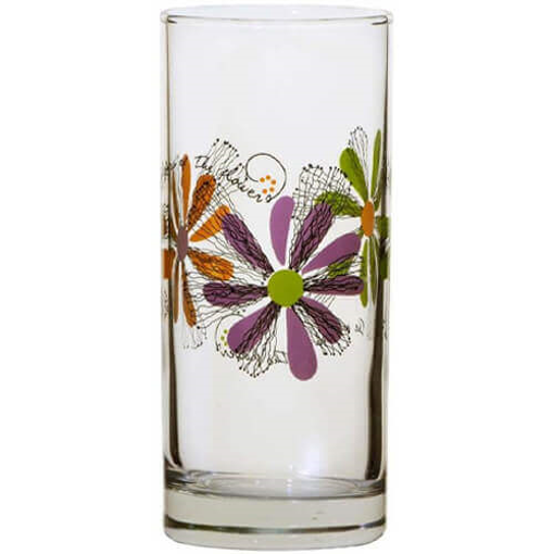 UNIGLASS (91206D137) ΠΟΤΗΡΙ ΓΥΑΛΙΝΟ ΝΕΡΟΥ BLOSSOM 27cl - (6τεμ.)