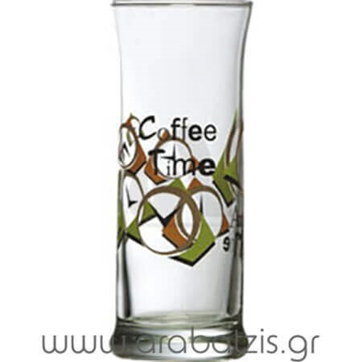 UNIGLASS (91600/D02) ΠΟΤΗΡΙ ΓΥΑΛΙΝΟ COFFEE TIME 29cl - (3τεμ.)