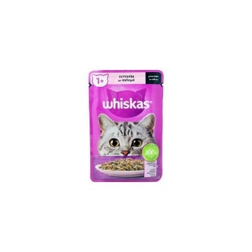 WHISKAS ΓΑΤΟΤΡΟΦΗ 85gr. - (ΣΟΛΟΜΟΣ)