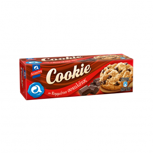 ΑΛΛΑΤΙΝΗ ΜΠΙΣΚΟΤΑ COOKIES CHOCO ΚΟΜΜΑΤΙΑ ΣΟΚΟΛΑΤΑΣ 175gr Σ12 