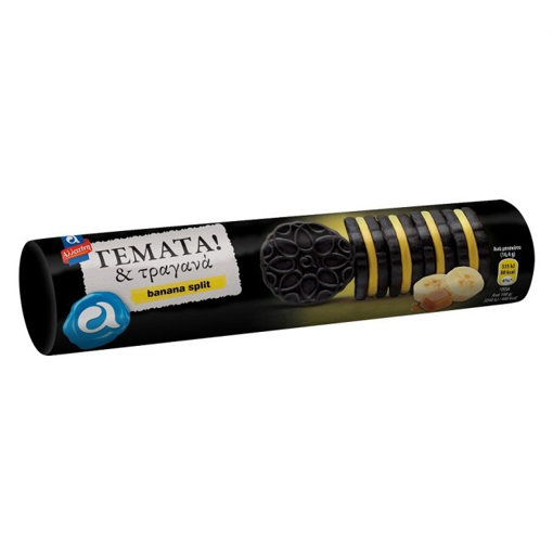 ΑΛΛΑΤΙΝΗ ΓΕΜΙΣΤΑ & ΤΡΑΓΑΝΑ 230gr. - (ΜΠΑΝΑΝΑ-ΚΑΡΑΜΕΛΑ)