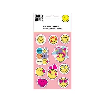 ΑΥΤΟΚΟΛΛΗΤA SMILEYWORLD 8X12ΕΚ 5ΦΥΛΛΑ