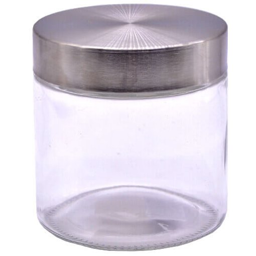 ΒΑΖΟ ΓΥΑΛΙΝΟ inox ΚΑΠΑΚΙ 850ml - (9209004)