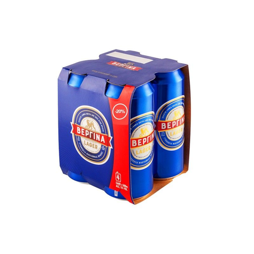 ΒΕΡΓΙΝΑ ΜΠΥΡΑ ΚΟΥΤΙ 500ml 3+1 ΔΩΡΟ Σ6 