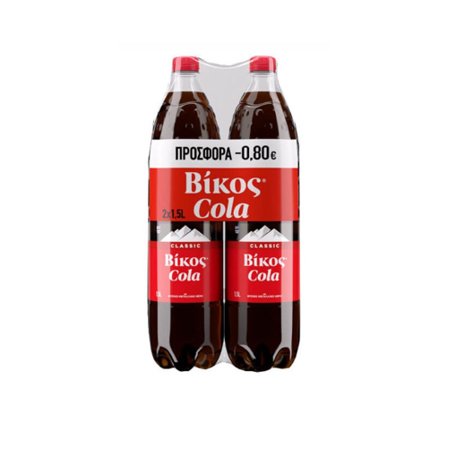 ΒΙΚΟΣ COLA 2x1,5lit. - (ΠΡΟΣΦΟΡΑ 0.80€)