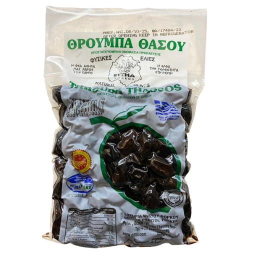 ΕΛΙΕΣ ΘΑΣΣΟΥ 250gr. - (ΘΡΟΥΜΠΑ)