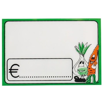 ΕΤΙΚΕΤΑ ΜΑΝΑΒΙΚΗΣ ΜΕ ΣΤΑΝΤ 95x65mm 501 (SP/ORTOFRUTTA/R/AP)(25τεμ.)