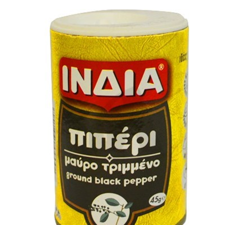 ΙΝΔΙΑ ΠΙΠΕΡΙ ΜΑΥΡΟ ΤΡΙΜΜΕΝΟ 45gr.