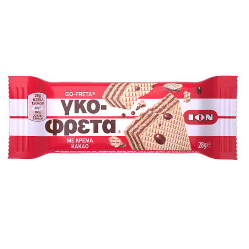 ΙΟΝ  ΓΚΟΦΡΕΤΑ ΚΡΕΜΑ ΚΑΚΑΟ (20x28gr.) -  (8003)