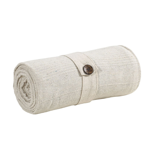 ΚΟΥΒΕΡΤΑ ΡΙΧΤΑΡΙ SANCHO 180x250cm - (80% ΒΑΜΒΑΚΙ - 20% ΠΟΛΥΕΣΤΕΡΑΣ) (ΕΚΡΟΥ)