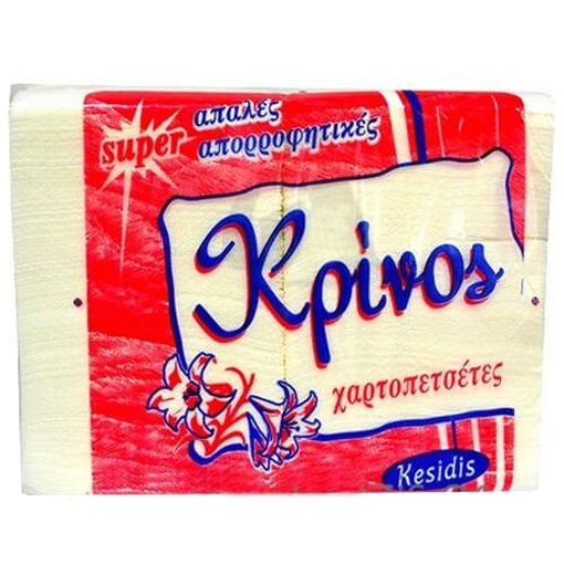 ΚΡΙΝΟΣ ΧΑΡΤΟΠΕΤΣΕΤΑ - (24x28cm) (ΛΕΥΚΗ) ΜΑΚΡΟΣΤΕΝΗ