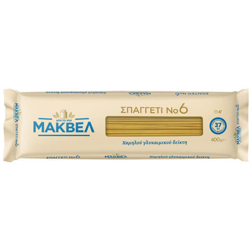 ΜΑΚΒΕΛ 400gr. - (ΣΠΑΓΓΕΤΙ Νο6) (ΧΑΜΗΛΟΥ ΓΛΥΚΑΙΜΙΚΟΥ ΔΕΙΚΤΗ)