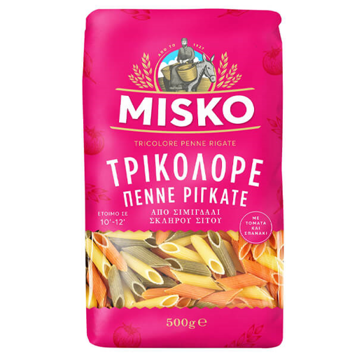 ΜΙΣΚΟ 500gr. - (ΠΕΝΝΕ ΡΙΓΚΑΤΕ ΤΡΙΚΟΛΟΡΕ)