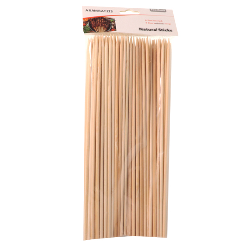 ΞΥΛΑΚΙΑ ΓΙΑ ΣΟΥΒΛΑΚΙΑ (100τεμ.) - (25x4cm) - (BMSK-23A)