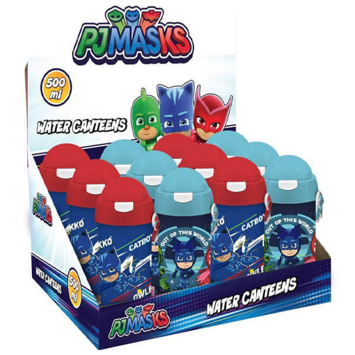 ΠΑΓΟΥΡΙ ΠΛΑΣΤΙΚΟ ΜΕ ΚΑΛΑΜΑΚΙ 500ml - (PJ MASKS)