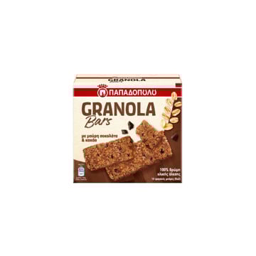 ΠΑΠΑΔΟΠΟΥΛΟΥ GRANOLA BARS (5x42gr.) - (ΣΟΚΟΛΑΤΑ)