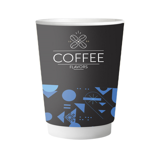 ΠΟΤΗΡΙ ΧΑΡΤΙΝΟ COFFEE FLAVOR (DOUBLE WALL) (8οz) - (25τεμ.)