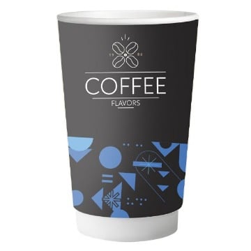 ΠΟΤΗΡΙ ΧΑΡΤΙΝΟ COFFEE FLAVORS (DOUBLE WALL) (16oz) - (20τεμ.)