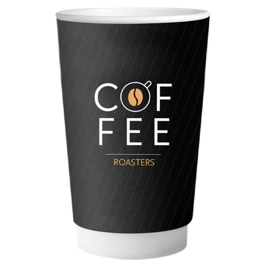 ΠΟΤΗΡΙ ΧΑΡΤΙΝΟ COFFEE ROASTERS (DOUBLE WALL) (12οz-14oz) - (25τεμ.)