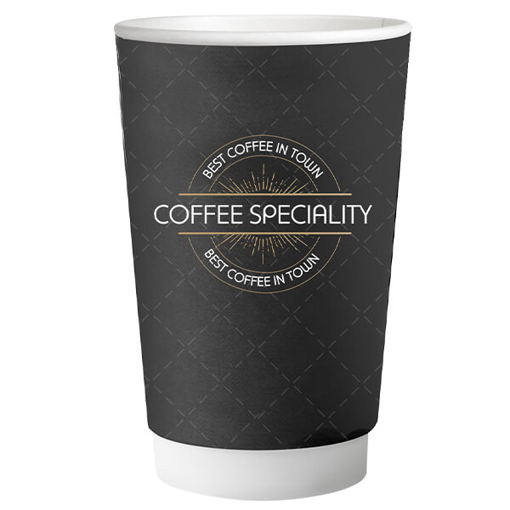 ΠΟΤΗΡΙ ΧΑΡΤΙΝΟ COFFEE SPECIALITY (DOUBLE WALL) (16οz) - (20τεμ.)