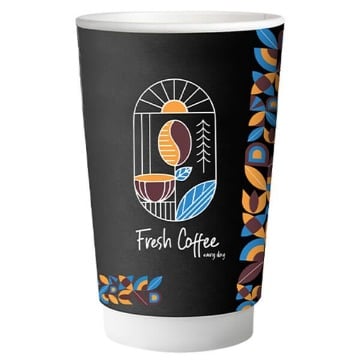 ΠΟΤΗΡΙ ΧΑΡΤΙΝΟ FRESH (DOUBLE WALL) (8οz) - (25τεμ.)