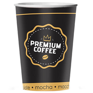 ΠΟΤΗΡΙ ΧΑΡΤΙΝΟ GOLD PREMIUM COFFEE (SINGLE WALL) (12οz-14οz) - (50τεμ.)