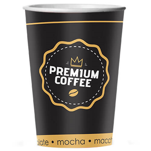 ΠΟΤΗΡΙ ΧΑΡΤΙΝΟ GOLD PREMIUM COFFEE (SINGLE WALL) (12οz-14οz) - (50τεμ.)