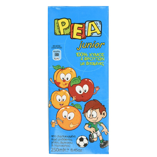 ΡΕΑ ΧΥΜΟΣ 250ml - (4 ΦΡΟΥΤΑ ΜΠΛΕ)