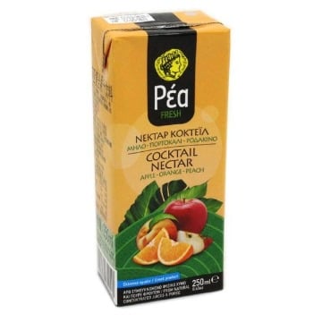 ΡΕΑ ΧΥΜΟΣ 250ml - (ΜΗΛΟ-ΠΟΡΤΟΚΑΛΙ-ΡΟΔΑΚΙΝΟ/ΚΟΚΤΕΙΛ)