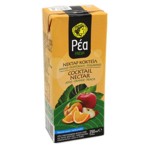 ΡΕΑ ΧΥΜΟΣ 250ml - (ΜΗΛΟ-ΠΟΡΤΟΚΑΛΙ-ΡΟΔΑΚΙΝΟ/ΚΟΚΤΕΙΛ)