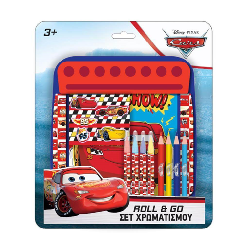 ΣΕΤ ΧΡΩΜΑΤΙΣΜΟΥ DISNEY CARS ROLL & GO 21X24,5 ΕΚ.