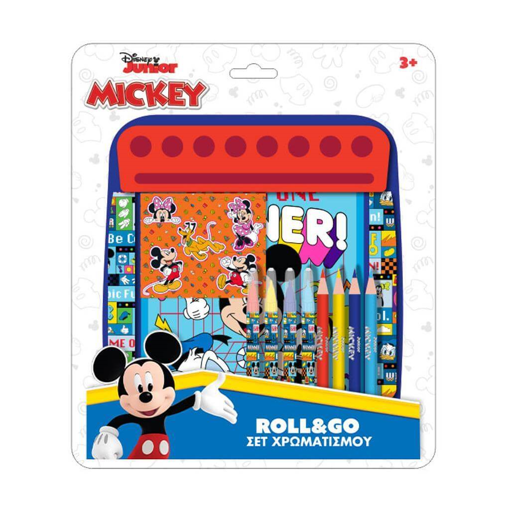 ΣΕΤ ΧΡΩΜΑΤΙΣΜΟΥ DISNEY MICKEY-MINNIE ROLL & GO 21X24,5 ΕΚ.