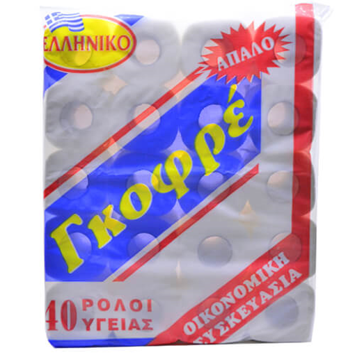 ΧΑΡΤΙ ΥΓΕΙΑΣ ΓΚΟΦΡΕ - (40τεμ.x70gr.)
