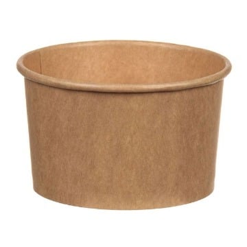 ΧΑΡΤΙΝΟ ΚΥΠΕΛΟ ΠΑΓΩΤΟΥ (6oz) - (KRAFT) (50τεμ.)
